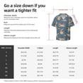 thumbnail image 7 of Gaeub French Bulldog Yoga Men's Lapel Short Sleeve Shirt, Relaxed Fit Shirt, Soft and Breathable for Outdoors Party Travel - 4X-Large, 7 of 7