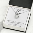 thumbnail image 4 of To Mom Remembrance Message Mom no Worries White Forever Necklace w Message Card, 4 of 7