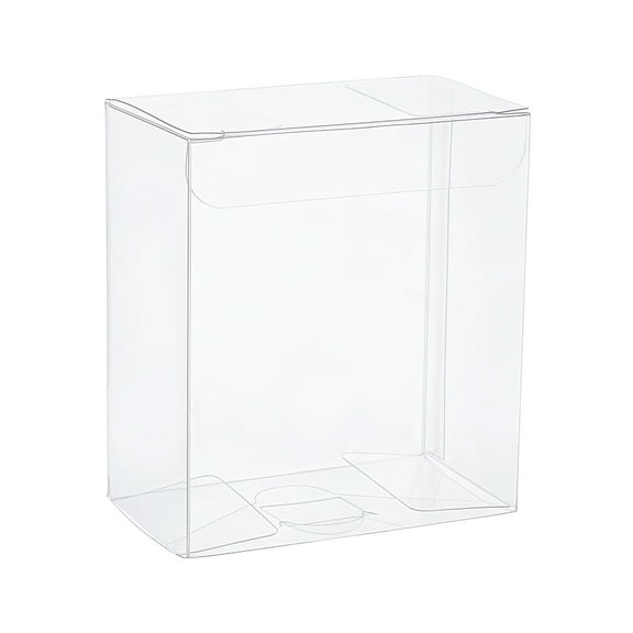 24pcs Transparent PVC box Candy Treat Gift box for Wedding Party Baby Shower Packing box Rectangle Clear 4.2x7.3x8.3cm