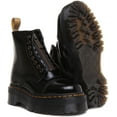 thumbnail image 5 of Dr Martens Vegan Sinclair Women's 8 Eyelet Zipped Tongue Platform Boots In Black Size 5, 5 of 6