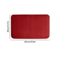 thumbnail image 3 of Eolstice Thickened Foam Bath Mat, Super Soft and Absorbent Design Bath Mat, Non Slide Bathroom Rug, Machine Washable Floor Carpet for Home, Shower and Bathroom Use(Red), 3 of 8