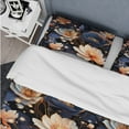 thumbnail image 4 of Designart "Contemporary Botanical Chic" Pink Floral Bedding Covert Set - Cottage Bed Set With 2 Shams, 4 of 5