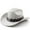 Z04-Light Gray, variant on Western Cowboy Hat for Men and Women - Elegant Suede Panama Hat Adjustable Soft Cowgirl Hat for Outdoor Activities with Wide Edge,Light Gray