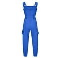 thumbnail image 5 of Fesfesfes Jumpsuit for Women Casual Overalls Sleeveless One-Piece Waist Suspenders Leggings Jumpsuits, 5 of 9