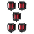 thumbnail image 3 of maskred Versatile Retractable Stanchion Queue Barrier for Effective Crowd Management Red 3meters 5Set, 3 of 6