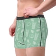 thumbnail image 3 of Kdxio Men's Boxer Briefs with Tropical Pineapple Print - Comfortable and Breathable Underwear for Everyday Wear, 3 of 7