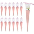 thumbnail image 5 of 12Set Cone Iridescent Paper Single Rose Packaging Gift Boxes Folding Floral Bouquet Paper Boxes with PVC Window and Ribbon for DIY, 5 of 8