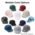 thumbnail image 6 of TOPTIE Quick Dry Trucker Cap 5 Panel Waterproof Snapback Mid Profile Polyester Baseball Cap-Dark Grey, 6 of 8