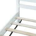 thumbnail image 6 of PORKISS Twin Size Bed Frame for Kids, Wood Bed Frame with Headboard/Footboard for Teens Boys Girls, No Box Spring Needed, White #2, 6 of 10