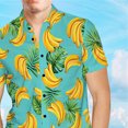 thumbnail image 2 of Camisa hawaiana de manga corta para hombre, camisas estampadas informales para vacaciones en la playa de verano, hombres y niños, 2 of 5
