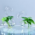 thumbnail image 5 of 1PC Transparent Glass Swan Vase for Valentine Wedding Lovers Gift Household Home Decor, 5 of 8
