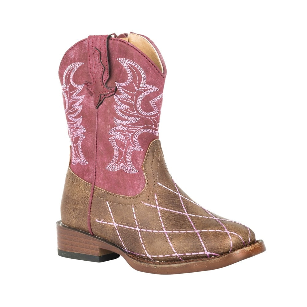 girls square toe boots