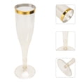 thumbnail image 4 of MasteelfCA 6 Pcs Gobelets Jetables pour Champagne Gobelets Jetables Gobelets à Poudre Scintillante, 4 of 8
