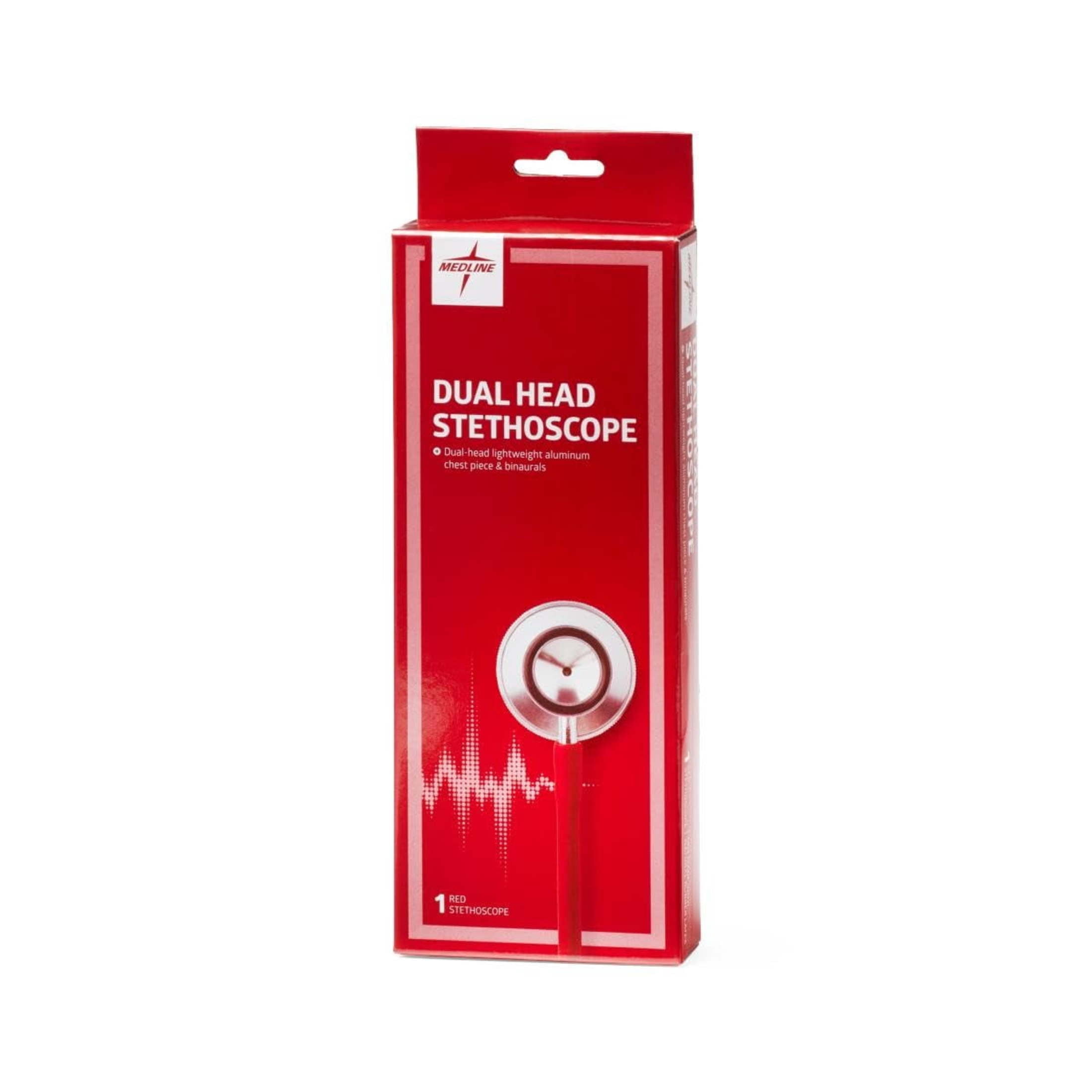 Dual-Head Stethoscopes, Red