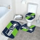 thumbnail image 3 of Juego de alfombras de baño de 3 piezas del equipo Seahawks Alfombra antideslizante para baño de 24 x 16 pulgadas, 3 of 7