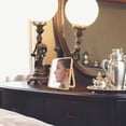 thumbnail image 4 of TABLZONE Miroir de Coiffeuse Miroir de Table pour Femmes Kaki Lot de 1, 4 of 7