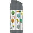 thumbnail image 2 of Bouteille isolée à pression de 12 Oz Funtainer de Thermos, Mincraft, 2 of 3
