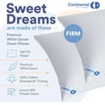 thumbnail image 5 of 550FP Goose Down Pillow - Firm - Queen Size - 2 Pack, 5 of 8