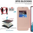 thumbnail image 4 of For Samsung Galaxy S22 5G Magnetic Case RFID Blocking Phone Leather Cover, 4 of 4