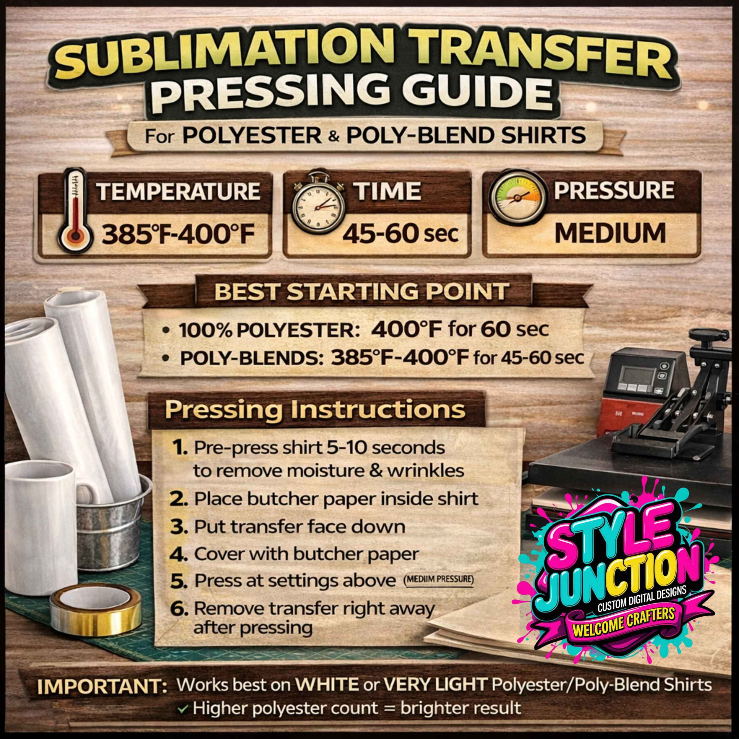 I Bury Things! 9-Piece Bundle for Crafters & DIY – 3 Eco-Solvent Transfers + 3 Sublimation Transfers Ready to Press for Shirts, Mugs & Tumblers + 3 Matching 2” Stickers