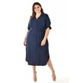 thumbnail image 1 of Vestido largo Roman Fashion Talla Extra 1765 Azul marino 42, 1 of 6