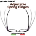 thumbnail image 5 of grinderPUNCH 4 Pairs High Magnification Power Readers Cat Eye Womens Reading Glasses +6.00, 5 of 8