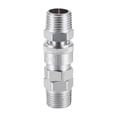 thumbnail image 1 of Juego de adaptador de lavadora a presión Uxcell Quick Coupler G1/2 Conector de manguera de aire 1Set, 1 of 5