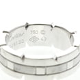 thumbnail image 6 of Pre-Owned Cartier Tank Française Ring White Gold (18K) Fashion No Stone Band Ring Silver, 6 of 9