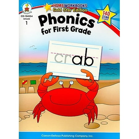 Phonics Magnet - Phonics for First Grade, Grade 1 : Gold Star Edition