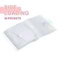 thumbnail image 4 of 3 Pcs Mini Photo Album, 36 Pockets 4x4 Kpop Photocard Holder, Blue, 4 of 7