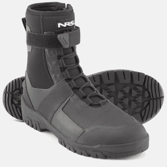 NRS WorkBoot Wetshoes, Color Black, Size 14