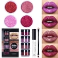 thumbnail image 1 of Kit de labios con purpurina ANGGREK 4 Colores Seguros y Brillantes, 1 of 8