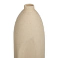 thumbnail image 6 of DecMode 19", 15"H Tribal Easter Island Head Beige Ceramic Vase, Set of 2, 6 of 9