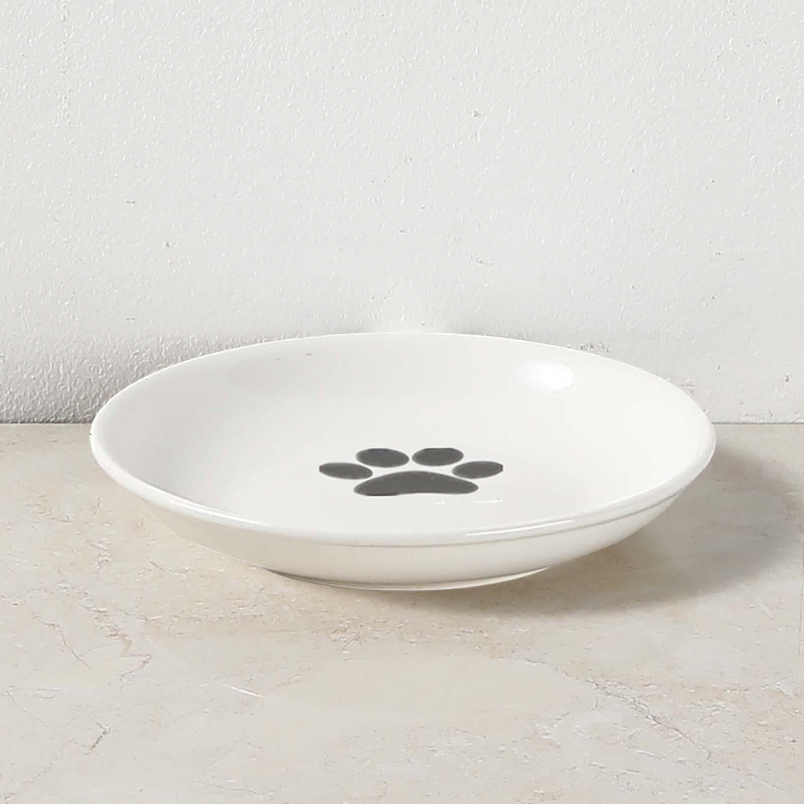 Cat And Dog Bowl Pet Feeding Dish Metal Raised Stand Cat Food Bowl Water Feeder Cat Ceramic