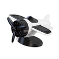 thumbnail image 2 of Yinanstore Solar Powered Rotating Aircraft Model Sun Operated Car Interior Decoration White, 2 of 8