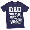 thumbnail image 4 of Men's Dad bad joke legend funny T-shirt Father's day Papa daddy Father gift Tee shirt for him, 4 of 7