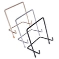 thumbnail image 3 of GOOHOCHY 3PCS Geometric Iron Storage Rack Desktop Organizer Holder for Book Journal Dish (Stand Type), 3 of 8