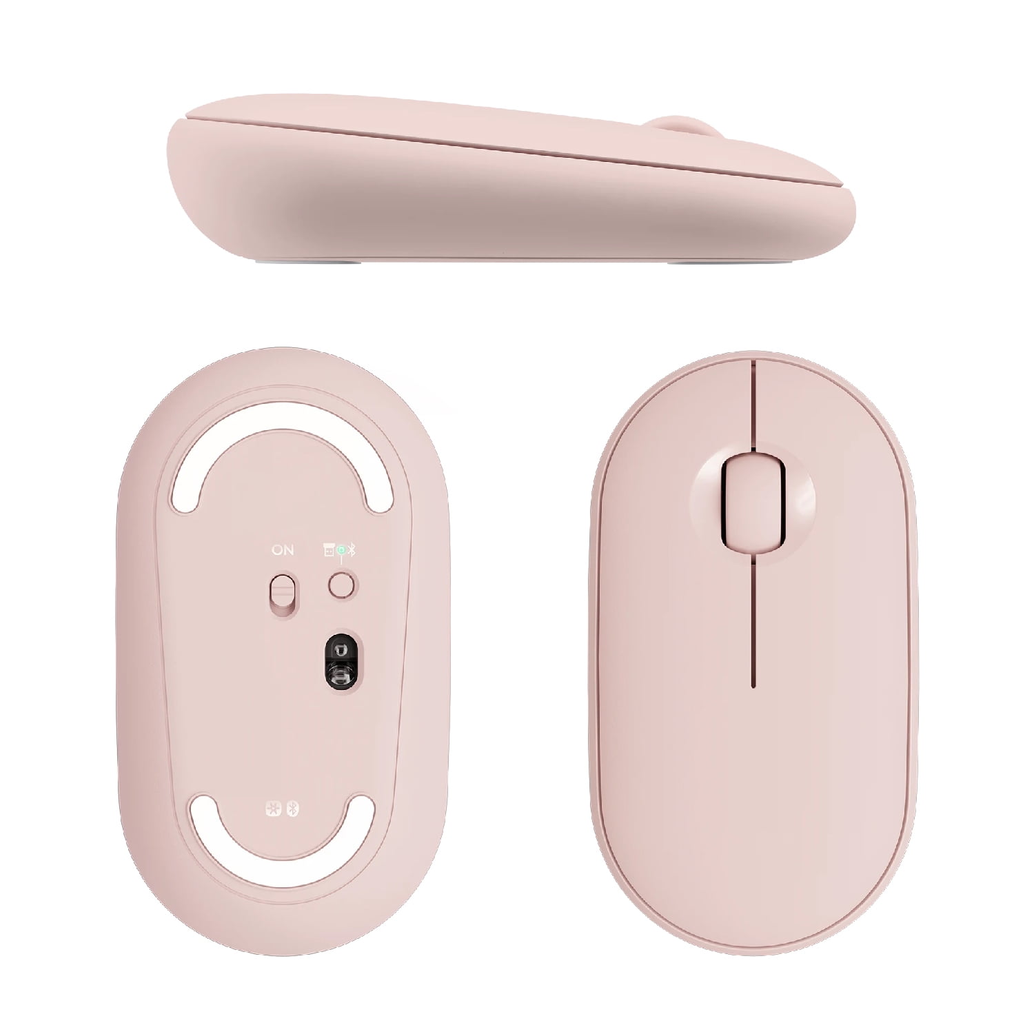 Fashionit U Speakers Boost Water-Resistant Portable Bluetooth Speaker with Selfie Remote Control, Bass, & Mic Travel Home Office Modern Bundle with Mini Folding Wireless Keyboard & Pebble Mouse
