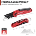 thumbnail image 2 of Navaja multiusos plegable WORKPRO Quick Change con almacenamiento de cuchillas, 2 of 8