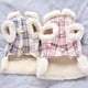 thumbnail image 2 of Billuyoard Chaleco elegante para mascotas para perros pequeños y gatos, ropa para perros de otoño e invierno, chaqueta para perros Bulldog Ropa para mascotas rosa XS, 2 of 6