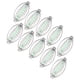 thumbnail image 4 of 10 piezas de comedero con resorte y cuentas colgantes, accesorio de aparejos de 17 g, juego de jaula de cebo de pesca de acero inoxidable, 4 of 8