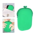 thumbnail image 3 of 1pc Silicone Pouch Purse Wallet Multifunction Solid Color Short Coin Purse, 3 of 9