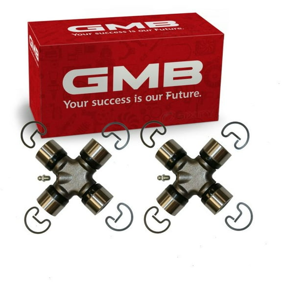 2 pc GMB Rear Shaft All Universal Joints compatible with Chevrolet Tahoe 2008-2021