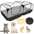 thumbnail image 1 of Animal Playpen SlowTon portátil, grande, con fondo desmontable, 1 of 7