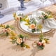 thumbnail image 5 of Anillos para Servilletas, Juego de 12 Servilleteros de Flores con Anillos de Mesa de Cena de Perlas para Bodas, Fiestas, Navidad, Vacaciones, 5 of 5