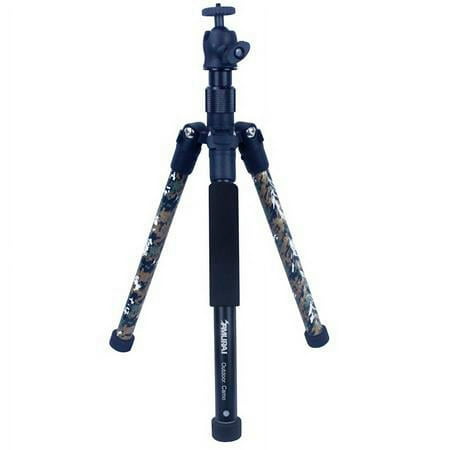 UPC: 6971847370059 | Outdoor Camo 4-Section Aluminum Compact Tripod with Head and 2-in-1 Phone Holder