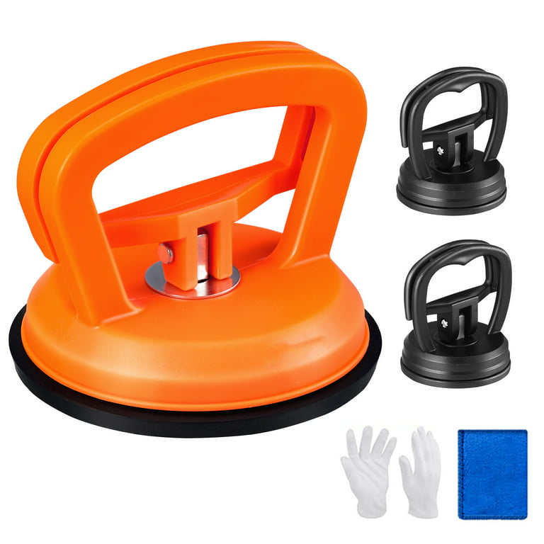 Fznkrag Dent Puller 2Pcs 154/33LB Auto Small Dent Remover Powerful Suction  Cup Handle Lifter Portable Vehicle Dent Sucker for Glass Tiles Mirror