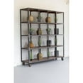 thumbnail image 3 of RAW METAL AND RECYCLED HONEY WOOD 16 CUBE DISPLAY UNIT, 3 of 3