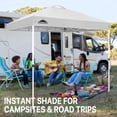 thumbnail image 3 of EAGLE PEAK 8 x 8 Pop Up Canopy Tent Instant Outdoor Canopy Easy Set-up Straight Leg Folding Shelter, 3 of 10