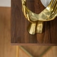 thumbnail image 2 of 2-Piece Coffee Table Set - Dark Walnut and Gold, 2 of 6